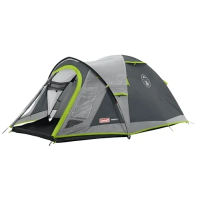 Abbildung von Coleman Darwin 3+ Zelt, 3 Personen, Mann Igluzelt, Festivalzelt, Leichtes Kuppelzelt mit Vorzelt, Wasserdicht WS 3.000 mm