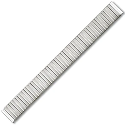 Abbildung von Eichmüller Flexibles Spannband aus poliertem Edelstahl, matt/PVD Beschichtung, Silberfarben Matt, 16mm, Armband
