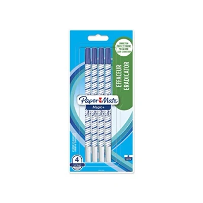 Abbildung von Paper Mate Correction Stift Super Magic und Tintenkiller Blau feine Schreibspitze 2 Stück