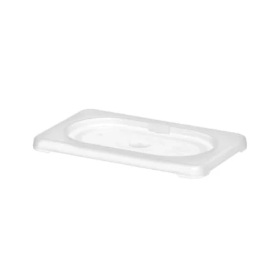 Abbildung von HENDI Gastronorm Deckel, Temperaturbeständig von 40 bis 80C, Passend allen Polypropylen Gastronombehältern, inkl. HACCP Aufbewahrungsbehältern, Polypropylen, GN 1/9, 176x108mm, Transparent