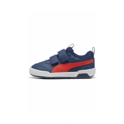 Abbildung von Puma Multiflex 2 Unisex Trekkinghalbschuh Persian bluefierce red für Kinder, Größe: 30, blue/fierce Schuhe