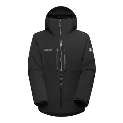 Abbildung von Mammut Stoney HS Hooded Snowboardjacke, Herren, Größe: Small, Black
