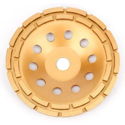 Abbildung von APLUS Diamant Schleiftopf 230mm x 22,23mm Topfschleifer Topfscheibe doppelreihig für Beton Stein Mauerwerk