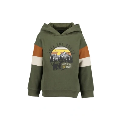 Abbildung von Blue Seven Kapuzenpullover für Kinder, Größe: 122, Oliv