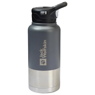 Abbildung von Jack Wolfskin Unisex Erwachsene Saima Insulated Straw Trinkflasche, Asphalt, normal