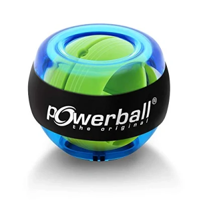 Abbildung von Powerball Basic, gyroskopischer Handtrainer, transparent blau, das Original von Kernpower