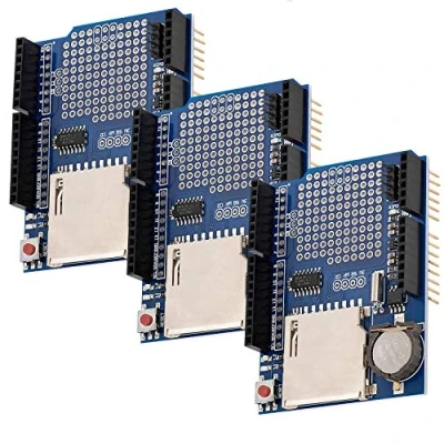 Abbildung von AZDelivery 3 x DatenLogger Modul Data Recorder Shield kompatibel mit Arduino inklusive eBook