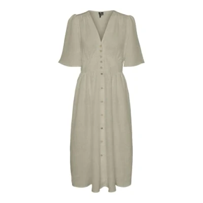 Abbildung von Vero Moda Midikleid »VMMELANEY 2/4 BLK DRESS WVN NOOS«