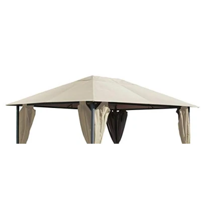 Abbildung von QUICK STAR Ersatzdach für Garten Pavillon 3x4m Sand Antik Pavillondach Ersatzbezug