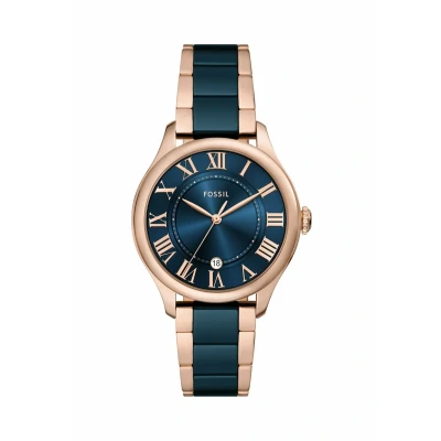 Abbildung von Fossil Traditional Gilmore Uhr Rose goldcoloured, Damen, Größe: One Size, gold/coloured