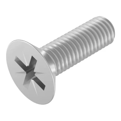 Abbildung von SECCARO Senkschraube M6 x 20 mm, Edelstahl V2A VA A2, DIN 965, Kreuzschlitz/PZ, Vollgewinde, Stück