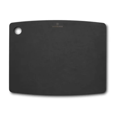 Abbildung von Victorinox Schneidebrett Kitchen Series, Klingenschonend, Spülmaschinenfest, Langlebig, M (36.8 x 28.5 0.6), Schwarz