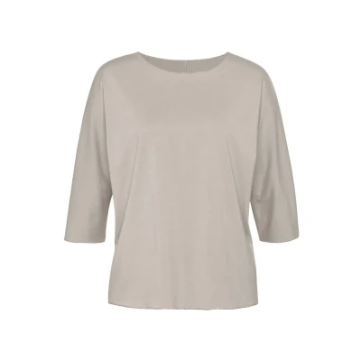Abbildung von Lascana 3/4ARM Langarmshirt, Damen, Größe: 36/38, Beige