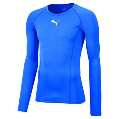 Abbildung von Puma LIGA Baselayer LS JR Sport Tshirt für Kinder, Größe: 140, Electric blue lemonade