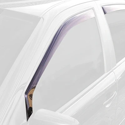 Abbildung von ClimAir Car Comfort Windabweiser Schwarz kompatibel mit Volkswagen Up 5 türer 2011 / Seat MII 2012 Skoda Citigo