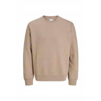 Abbildung von Jack &amp; Jones Jjestar CREW NECK Sweatshirt, Herren, Größe: XS, Mocha meringue