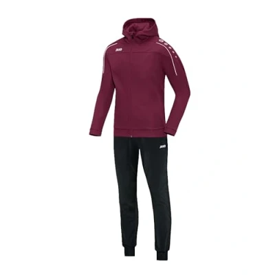 Abbildung von JAKO Trainingsanzug Kinder Polyester Classico mit Kapuze Citro Gr. 152 Jogginganzug 2 teilig für Sport und Alltag, Jogginghose &amp; Trainingsjacke