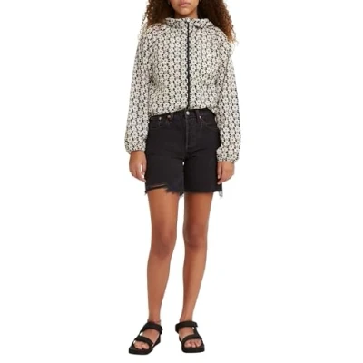 Abbildung von Levi&#039;s 501 MID Thigh Jeans Shorts, Damen, Größe: 31, Lunar black