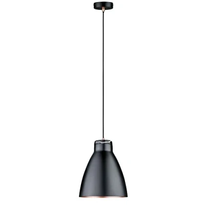 Abbildung von Paulmann 79609 Neordic Roald Pendelleuchte max. 1x20W Hängelampe für E27 Lampen Deckenlampe Schwarz m/Kupfer m 230V Metall/Marmor ohne Leuchtmittel