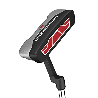 Abbildung von Wilson Herren PUTTER (linke Hand), Länge 89 cm (35 Zoll), für Anfänger und Experten, 830 g, HARMONISIERTER M1 MLH, Grau Schwarz, WGD60100L