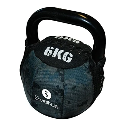 Abbildung von Sveltus Soft Kettlebell 6 Kg schwarz Krafttraining Muskeltraining Gewichte