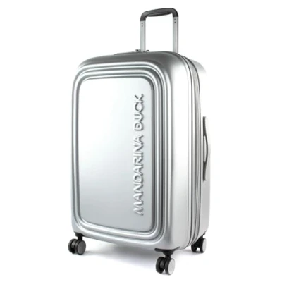 Abbildung von Mandarina Duck LOGODUCK + Trolley MEDIUM EXP Silver (Silber) 45 x 69 32/35 (BxHxB)