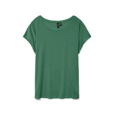 Abbildung von VERO MODA Damen VMAVA Plain SS TOP GA JRS NOOS T Shirt, Bosphorus, Medium