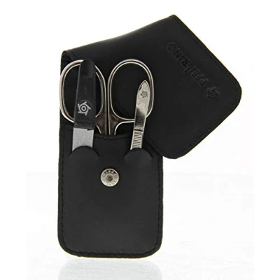 Abbildung von Pfeilr. Manicure Etui 3 teilig Leder sw.