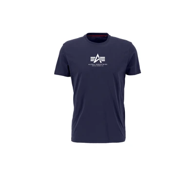 Abbildung von Alpha Industries Tshirt print, Herren, Größe: XS, Blue