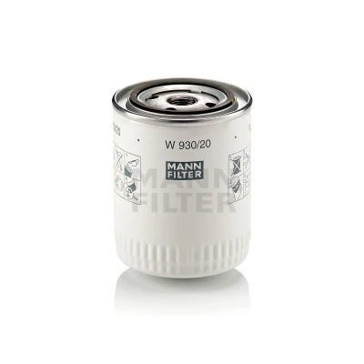 Abbildung von MANN FILTER W 930/20 Ölfilter 3/4 16 UNF mit einem Rücklaufsperrventil Anschraubfilter LAND ROVER: Range Rover 2, Defender Off Road, Pickup