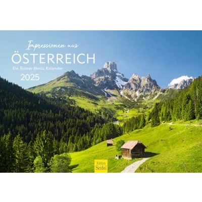 Abbildung von Edition Seidel Premium Kalender Impressionen aus Österreich 2025 Format DIN A3 Wandkalender Niederösterreich Wien Salzburg Burgenland Bischofsmütze Steiermark Rainer Mirau