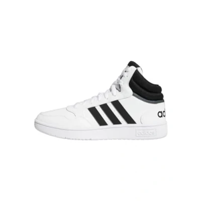 Abbildung von adidas Herren Hoops 3.0 Mid Lifestyle Basketball Classic Vintage Shoes Schuhe, Core Black/Core Black/Cloud White, 46 2/3 EU