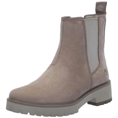 Abbildung von Timberland Damen Carnaby COOL Chelsea Boot, Taupe Gray, 38 EU Weit