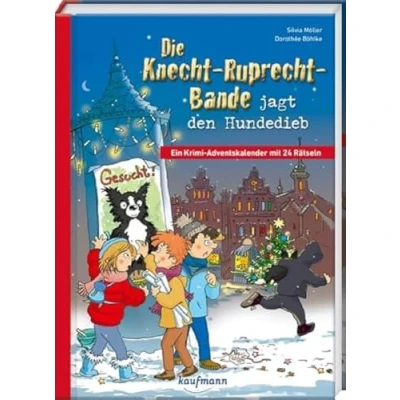 Abbildung von Die Knecht Ruprecht Bande jagt den Hundedieb: Ein Krimi Adventskalender mit 24 Rätseln (Adventskalender Geschichten für Kinder: Buch zum Lesen und Vorlesen Kapiteln)