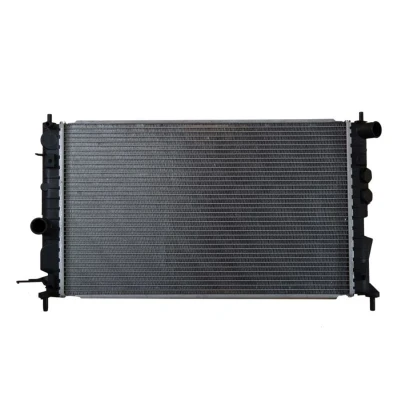 Abbildung von NRF 50563 Kühler, Motorkühlung Aluminium 607 366 24 mit Anbauteilen Kühlrippen gelötet OPEL: Vectra B Saloon