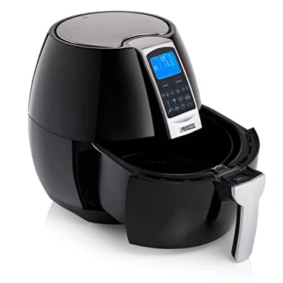 Abbildung von Princess Heißluftfritteuse mit 3,2 Liter, Digitalem Display, 8 Programme, 1500 Watt, Ohne Öl, Air Fryer Aerofryer182020