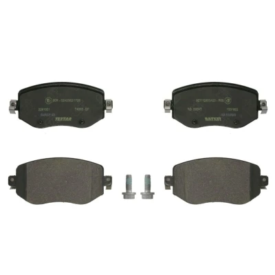 Abbildung von TEXTAR 2261001 Bremsbelagsatz mit akustischer Verschleißwarnung Bremssattelschrauben RENAULT: Megane 4, IV Saloon
