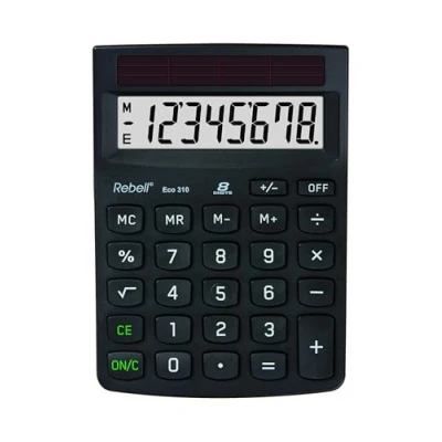Abbildung von Rebell RE ECO310 Tischrechner, schwarz