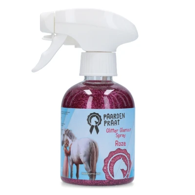 Abbildung von Paardenpraat Spray Glitter Glamour Rosa 250 ml