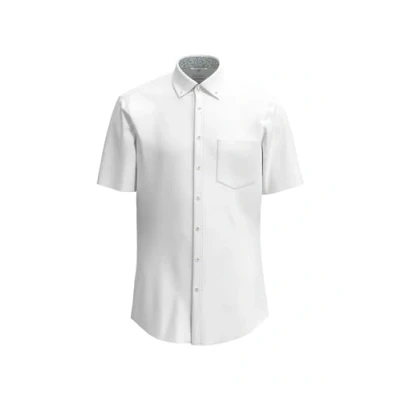 Abbildung von Seidensticker Herren Business Hemd Regular Fit Bügelfrei Button Down Kragen Kurzarm 100% Baumwolle