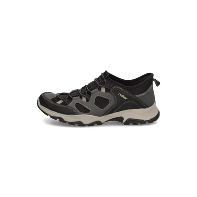 Abbildung von Rieker Sneaker low, Herren, Größe: 42, black lead b Schuhe