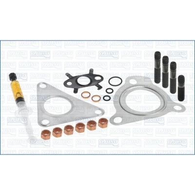 Abbildung von AJUSA JTC11037 Montagesatz, Lader syringe with oil mit Dichtungen Montageanleitung RENAULT: SCENIC 2, LAGUNA MEGANE 2