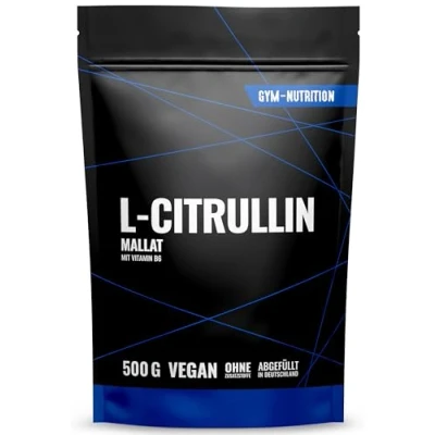 Abbildung von L CITRULLIN Malat Pulver 2:1 500g Hohe Reinheit Hochdosiert Vegan Abgefüllt In Deutschland Rein &amp; ohne Zusätze aus pflanzlicher Fermentation Aminosäure