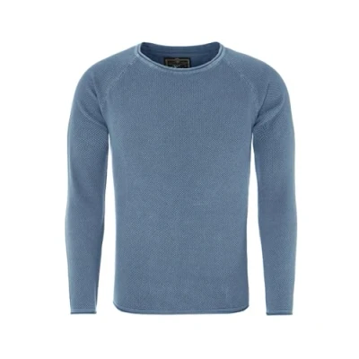 Abbildung von Key Largo MST Thomas Round NECK Strickpullover, Herren, Größe: Small, Blue (970)