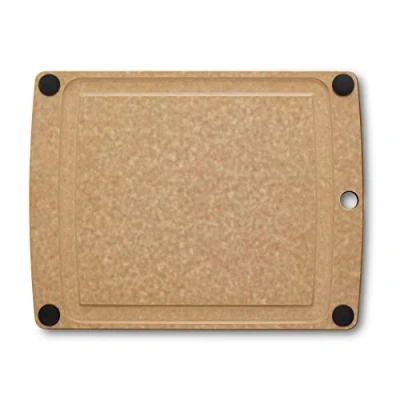 Abbildung von Victorinox Schneidebrett, All in One, Cutting Board M 36.8 x, 28.5 0.6, Saftrille, Klingenschonend, Rutschfest, Spülmaschinengeeignet, Braun