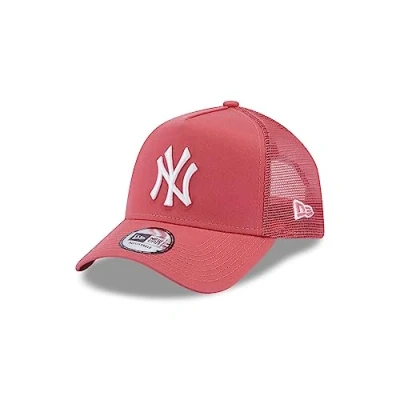 Abbildung von New Era Mesh Einsatz Fan Artikel York Yankees MLB Baseball Light Pink A Frame Trucker Cap One Size