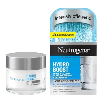 Abbildung von Neutrogena Hydro Boost Gesichtscreme, Revitalising Booster mit Hyaluron &amp; Antioxidantien, ölfrei, 50 ml