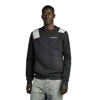 Abbildung von G Star Flight DECK Sweatshirt, Herren, Größe: Medium, Dk black