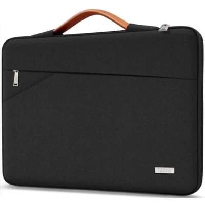 Abbildung von TECOOL 13 Zoll Laptop Tasche Hülle für 13,6 MacBook Air M3 A3113 M2 A2681(2022 2024), M1(2018 2021), Pro M1 M2(2016 2022), Laptoptasche Surface 9/8/7/6,Schwarz