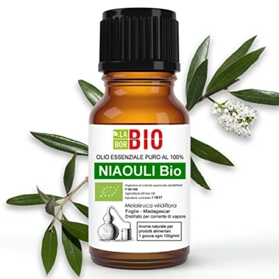 Abbildung von NiaouliÖl Bio Ätherisches Öl 100% Reines 10 ml Aromatherapie Kosmetik Therapeutische Laborbio
